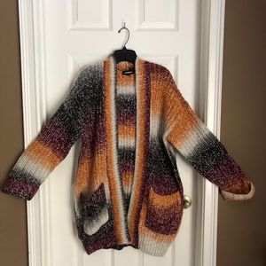 Express Multi Colored Cardigan